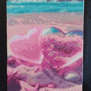 Diamond Art Painting - Hearts by the Ocean